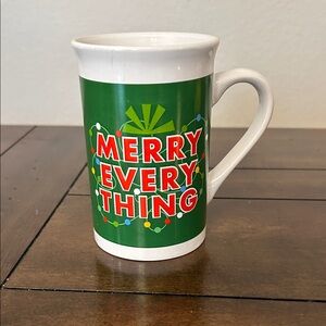 Royal Norfolk Green and White Holiday Mug